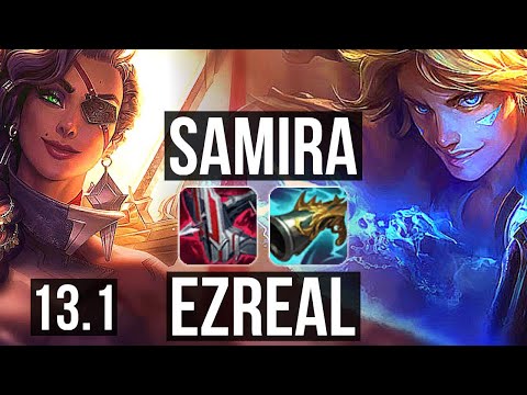SAMIRA & Taric vs EZREAL & Zac (ADC) | 78% winrate, Legendary, 12/2/3 | KR Diamond | 13.1
