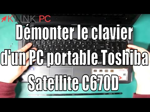 comment demonter le clavier d'un ordi portable