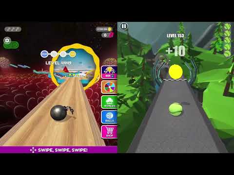 Going Balls Vs Sky Rolling Ball 3D, Rolling Ball Sky Escape, Juice Run, Ball Run 2048 Zaib Gamer
