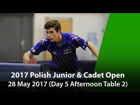 2017 ITTF Polish Junior & Cadet Open - Day 5 (Afternoon) Table 2