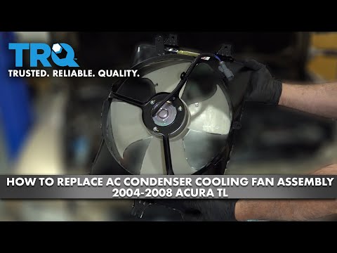 How to Replace AC Condenser Cooling Fan Assembly 2004-2008 Acura TL