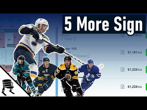 What's Kraken | The Kraken Sign 5 More, Including Dunn, True and Marcus Johansson