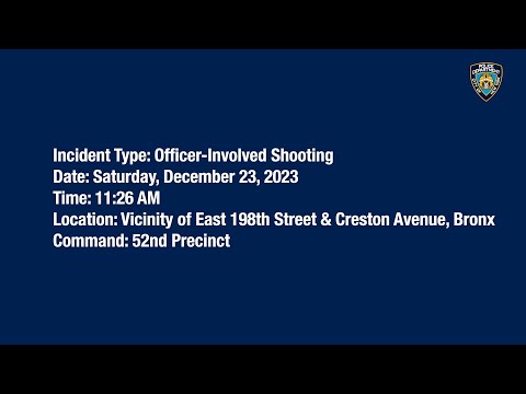 52nd Precinct Officer-Involved Shooting December 23, 2023
