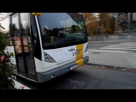 VanHool A360 De Lijn 5488 1-BLW-937 on the Ligne 821 Leaves at Vilvoorde Station