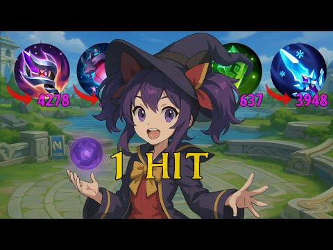 Global lylia best build 2025!! (100%broken) -mobile legends