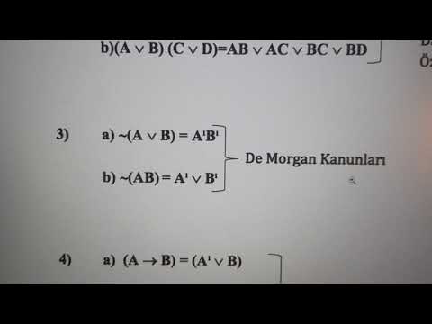 20//AUZEF MODERN MANTIK 5. ÜNİTE DERS ANLATIM TAM NORMAL BİÇİME İNDİRGEME YÖNTEMİ