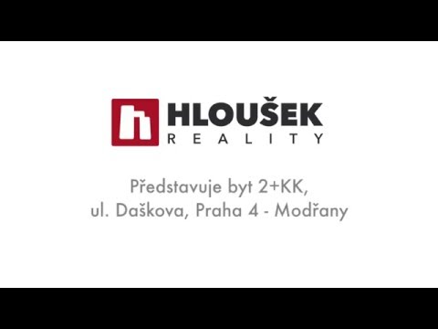 Prodej bytu 2+KK, ul. Daškova, Praha 4 - Modřany, VIDEOPROHLÍDKA
