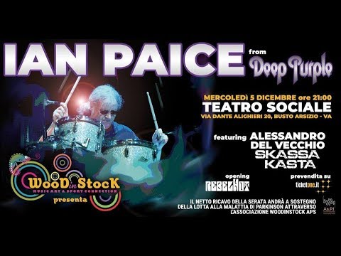 Ian Paice, Alessandro Del Vecchio & Skassakasta for WOODinSTOCK