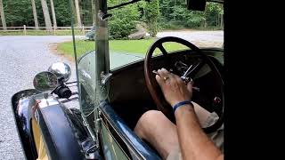 1928 Ford Model A Roadster Start Up