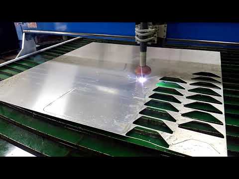 Cutting 20ga aluminum @ 325 ipm