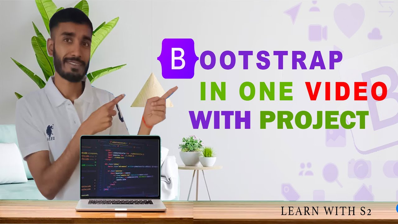 Bootstrap in one video | create website using bootstrap | bootstrap viveo | bootstrap by laernwiths2