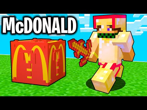NON MANGIARE i LuckyBlock del McDONALD - Minecraft ITA