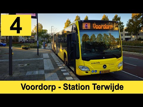 U-OV lijn 4: Voordorp - Terwijde | Qbuzz 4141 | 2024