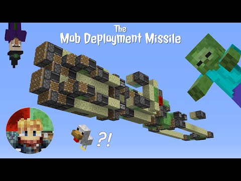 Minecraft: Mob Deployment Missile Tutorial | Java 1.15.2+