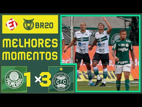 PALMEIRAS 1 X 3 CORITIBA - MELHORES MOMENTOS - BRASILEIRÃO (14/10/2020)