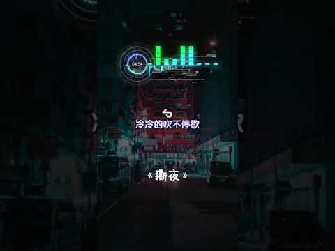 《撕夜》王恰恰【動態歌詞Lyrics】