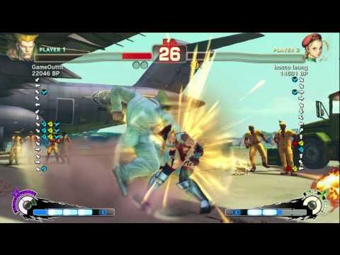 GameOutttt [Guile] vs bosco leung [Cammy] SSF4 Japanese Online Ranked Matches - TRUE-HD