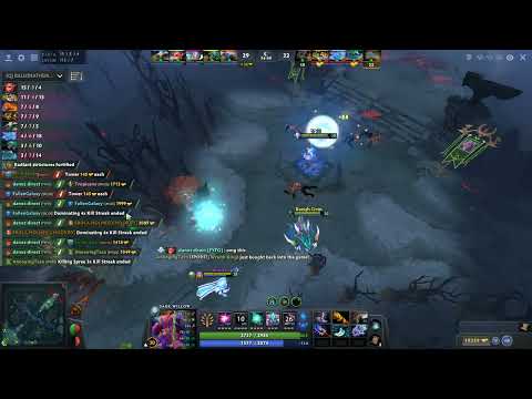 Dota 2   Dark Willow   Rampage   clutch save of Ancient 72 HEALTH