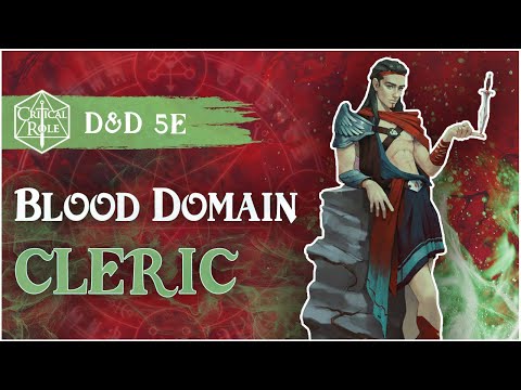 Blood Cleric Subclass Review 💔📌 D&D 5e Critical Role Tal'Dorei Reborn