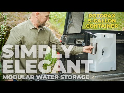 NOT sponsored: New 5-gallon Rotopax water jug is the perfect solution for my modular camper build