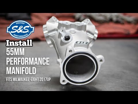 S&S MANIFOLD INSTALL HARLEY M8 MOTOR