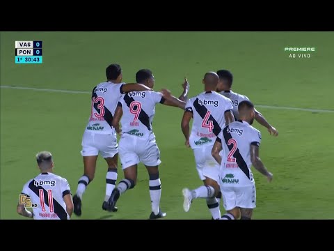 Gol de Raniel - Vasco 1 x 0 Ponte Preta - Brasileirão Série B 2022