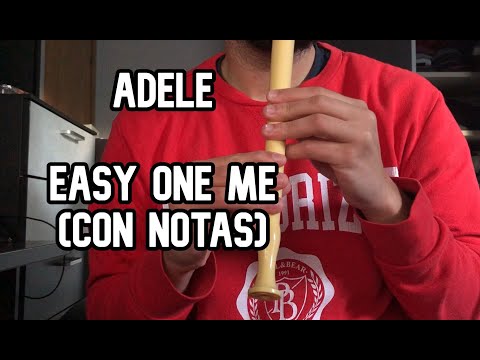 Como tocar Easy on me de Adele en flauta dulce