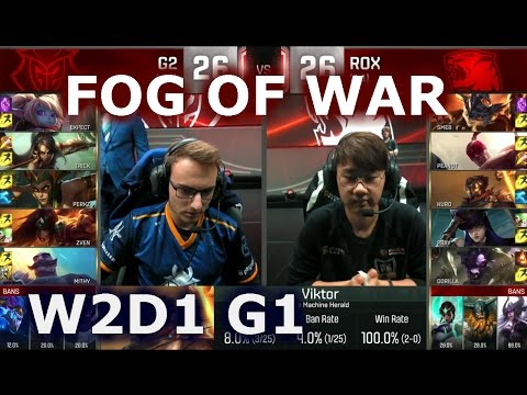 ROX vs G2 W2D1 - FOG OF WAR Player Experience Stream (w/ Pobelter) | Group A LoL S6 Worlds 2016