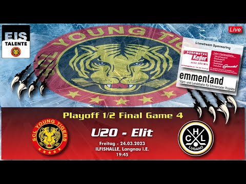 MS 22/23 - U20 Elit - Playoff 1/2 Final Game 4 - SCL Young Tigers vs HC Lugano