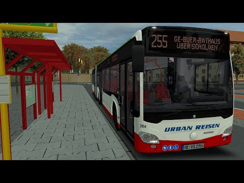 Omsi 2 Addon Projekt Gladbeck - Route 255 Oberhof - Buer Rathaus (PC)