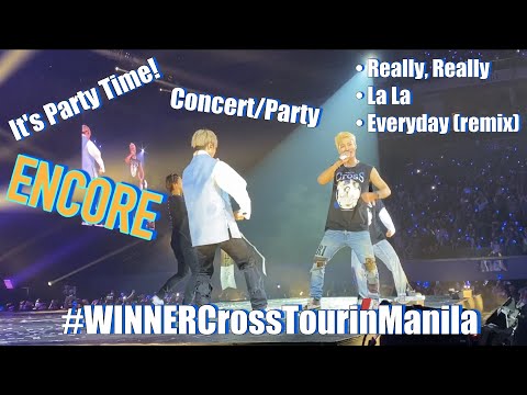 [200125] WINNER (위너) REALLY REALLY, LA LA, EVERYDAY (Remix) | ENCORE - WINNER Cross Tour in Manila