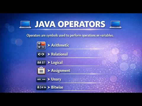 Day 5 Operators In Java Learn Java From Basics