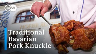 Traditional Pork Knuckles - A Typical Oktoberfest Dish From Germany