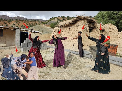 Samaneh's attack on Leila: and Shahnaz's conflict with Samaneh: tension in the family