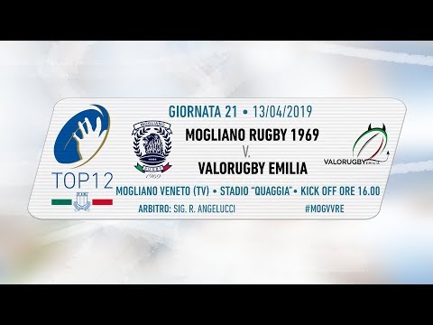 TOP12 2018/19, Giornata 21 - Mogliano Rugby 1969 v Valorugby Emilia