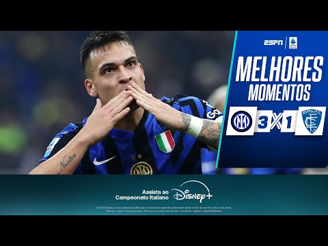 Gols e lances de Internazionale x Empoli