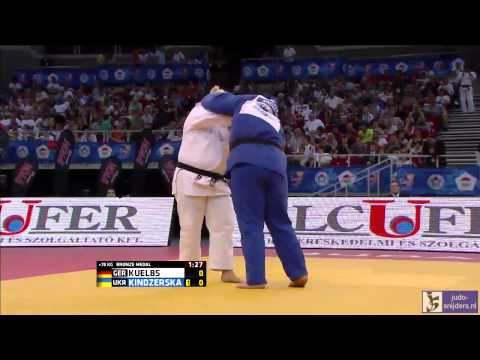 Judo 2014 Grand Prix Budapest: Kuelbs (GER) - Kindzerska (UKR) [+78kg] bronze