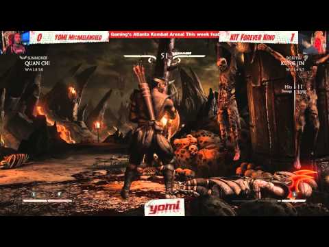 WB Round 3: YOMI Michaelangelo (Quan Chi) vs.  KIT Forever King (Kung Jin) - MKX; AKA Week 4
