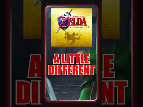 Ocarina of Time 3D was a tiny bit different! #zelda #nintendo #gaming