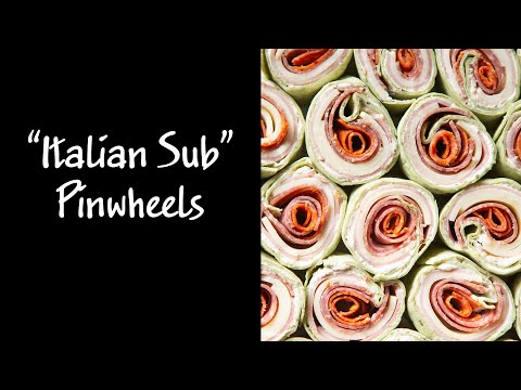 April 2022 Recipe: "Italian Sub" Pinwheels