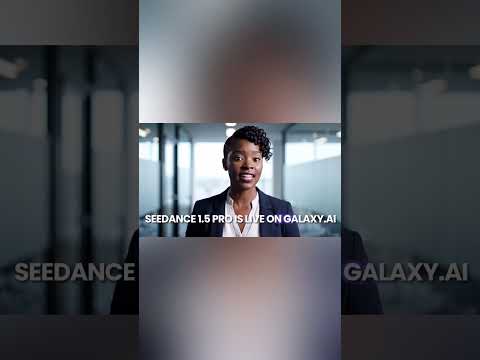 This AI Makes FULL Videos + Audio From One Prompt😍 Seedance 1.5 Pro on Galaxy.ai