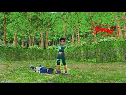 Naruto Uzumaki Chronicles 2 - Lee Secret jutsus and Eight Gates (REMAKE)