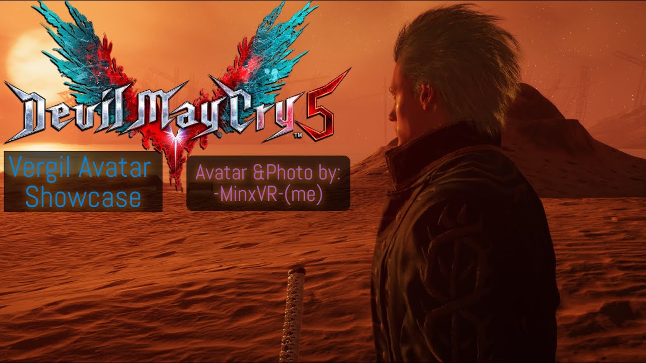 Vrchat Vergil Avatar showcase