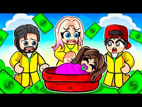 RICH FAMILY ADOPTS ECE💥ROBLOX BROOKHAVEN🏡RP
