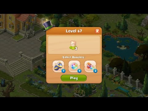 Gardenscapes Level 67 HD 1080p