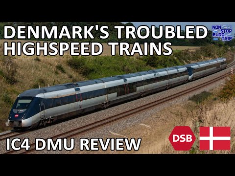 DENMARK'S TROUBLED HIGHSPEED TRAINS / DSB IC4 DMU REVIEW / DANISH TRAIN TRIP REPORT
