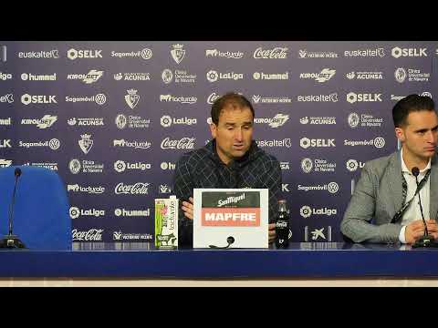 Rueda de prensa de Jagoba Arrasate | C. A. Osasuna vs Villarreal C. F.