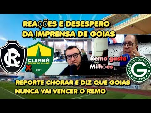REMO FAZ REPORTE DE GOIÁS JOGAR A TOALHA AOVIVO - NUNCA VAMOS VENCER O REMO 