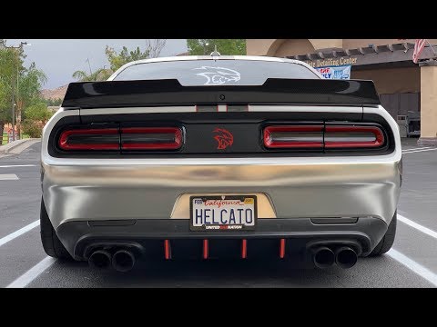 Challenger APR performance Carbon Fiber Spoiler install 🔥