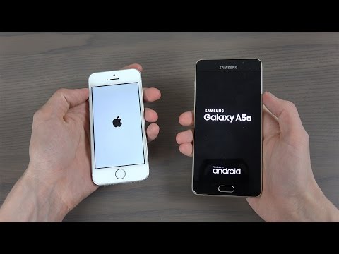 iPhone SE vs. Samsung Galaxy A5 2016 - Speed Test!